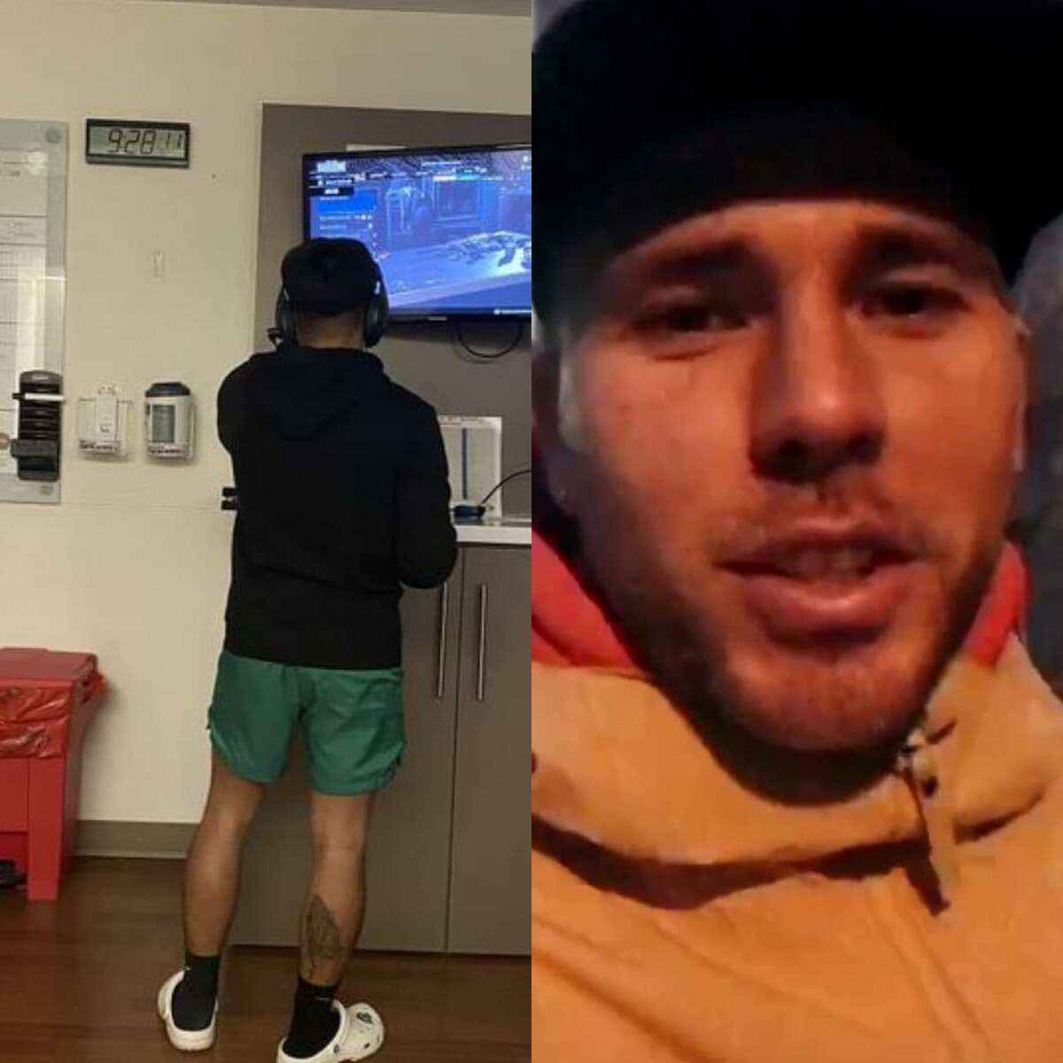 А тут можно увидеть, что парень успевает поиграть в приставку пока ждет жену