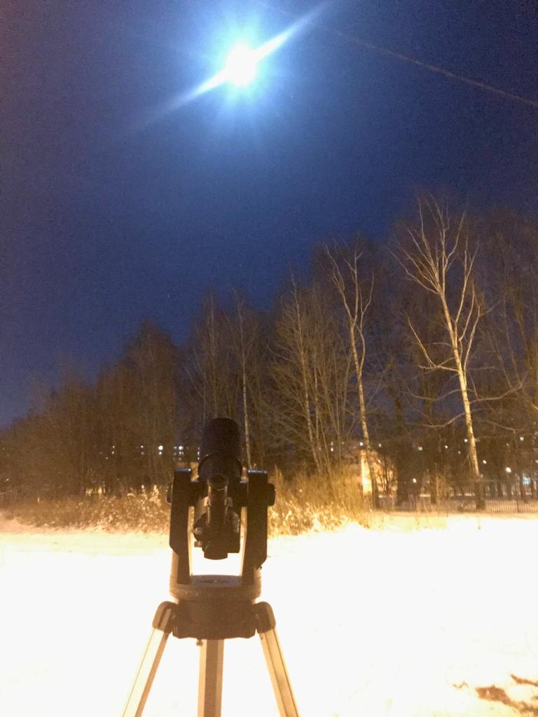 телескоп в работе 