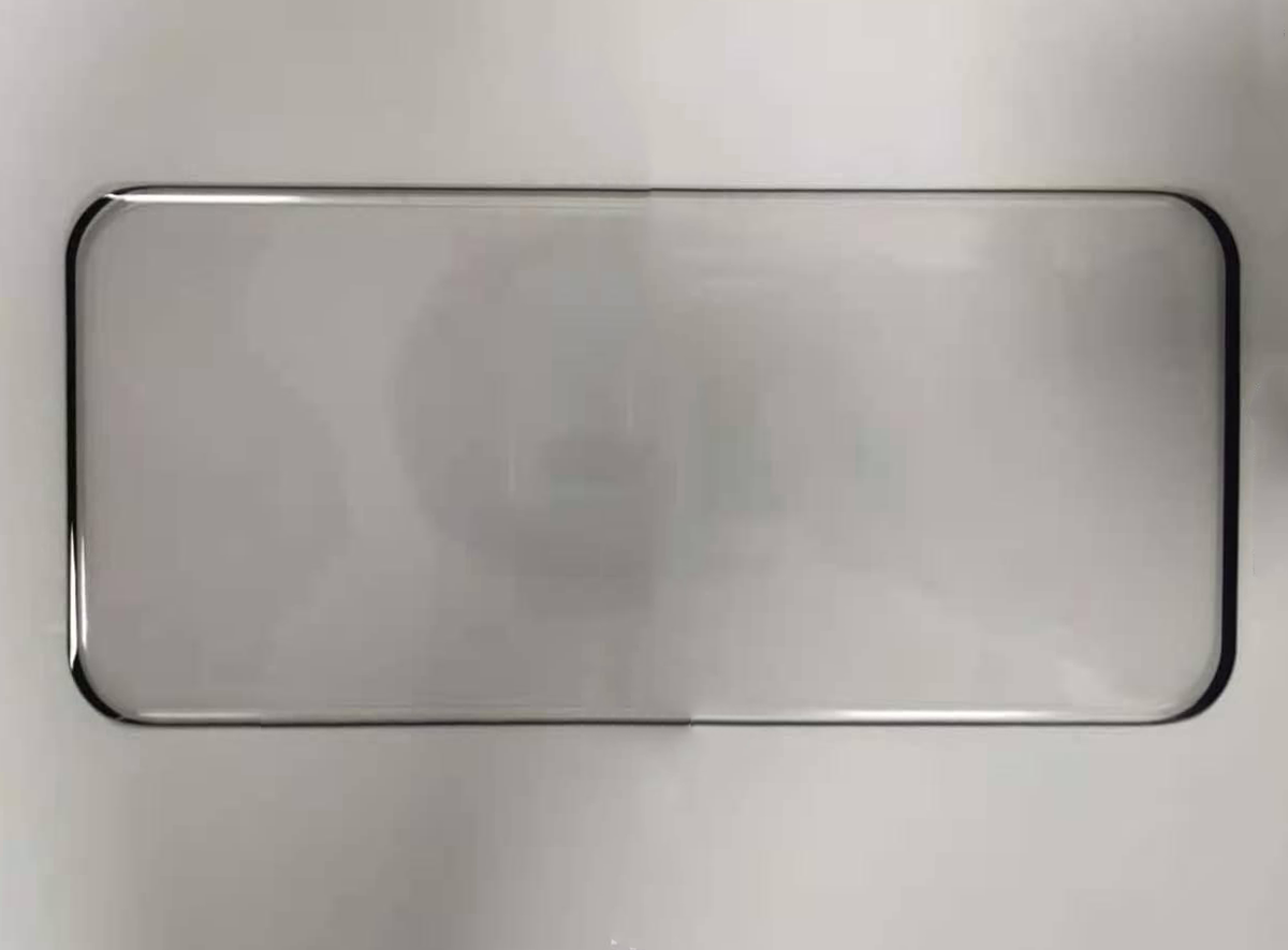 Ice universe утверждает, что именно так будет выглядеть стекло закрывающее дисплей и как вы можете заметить, рамки действительно минимальные