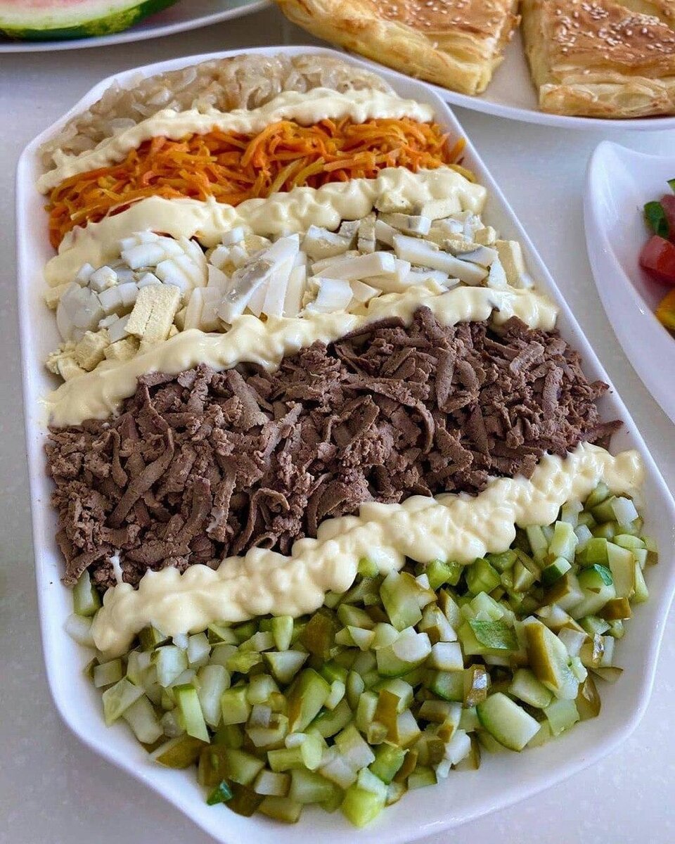 Салат с печенью 