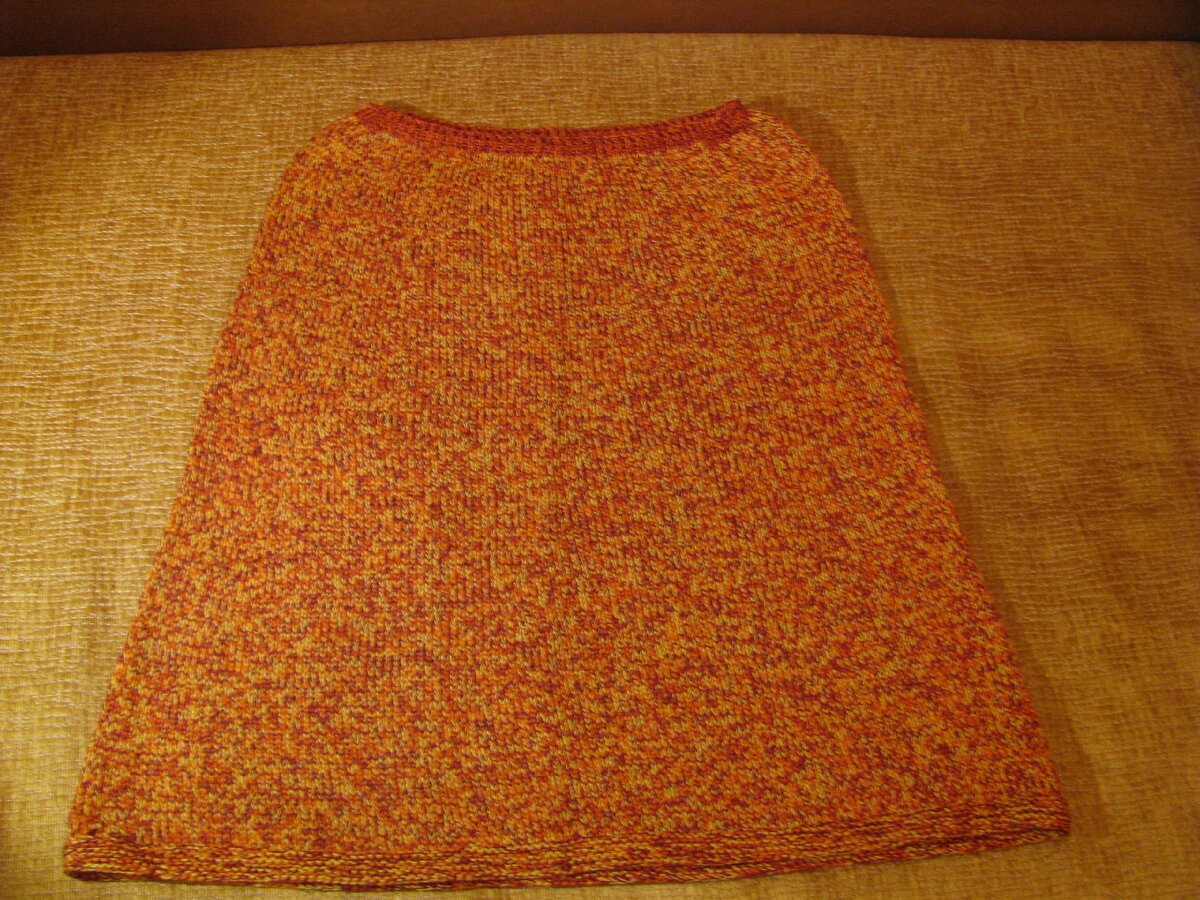 Юбка из хлопка с добавлением вискозы, общий вид