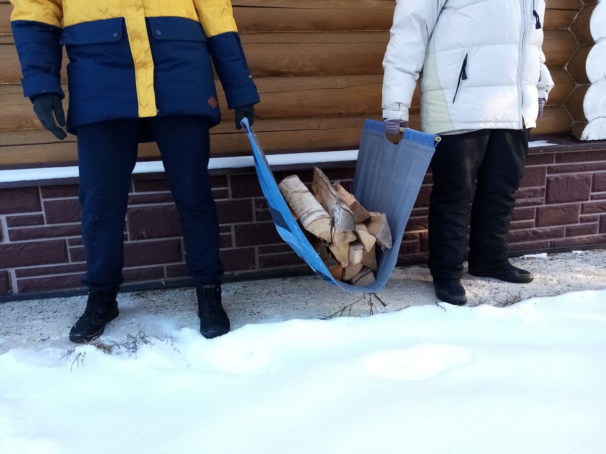 Переноска для дров своими руками