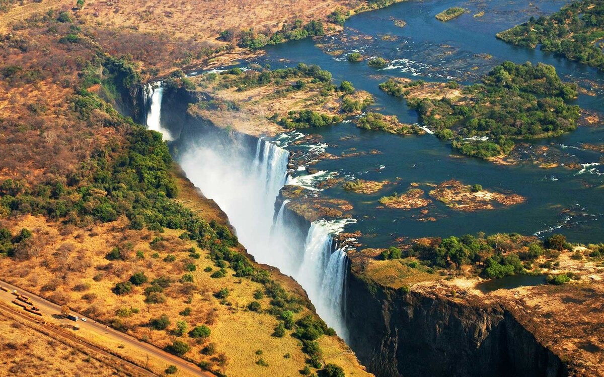 Бассейн дьявола, водопад Виктория, Замбия