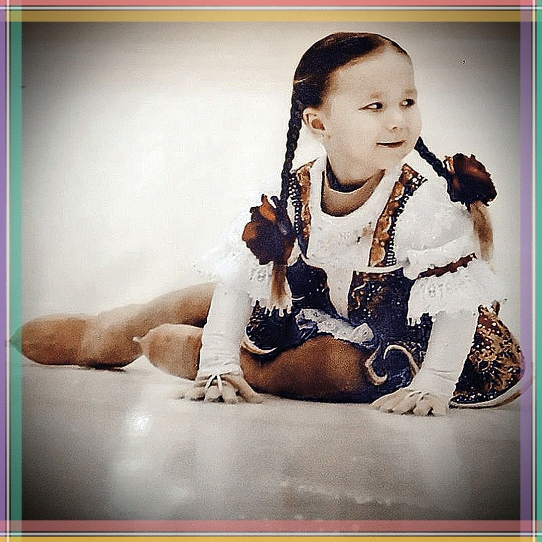 Совсем маленькая Юлия Липницкая.