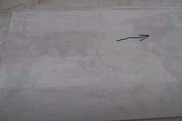 Линия распила всего рисунка