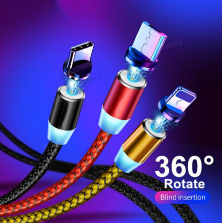 Магнитный зарядный USB кабель
