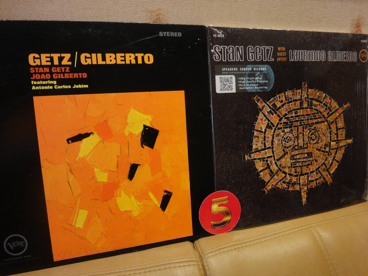 Знаменитые "бразильские" виниловые "квадраты" Гетца (Из коллекции автора).