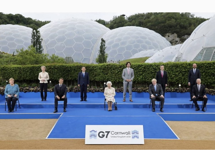 Елизавета II и G7. Фото из открытых источников.