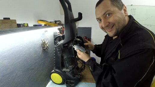 ремонт karcher k7.20 нет давление клинит бойпас профилактика/repair karcher