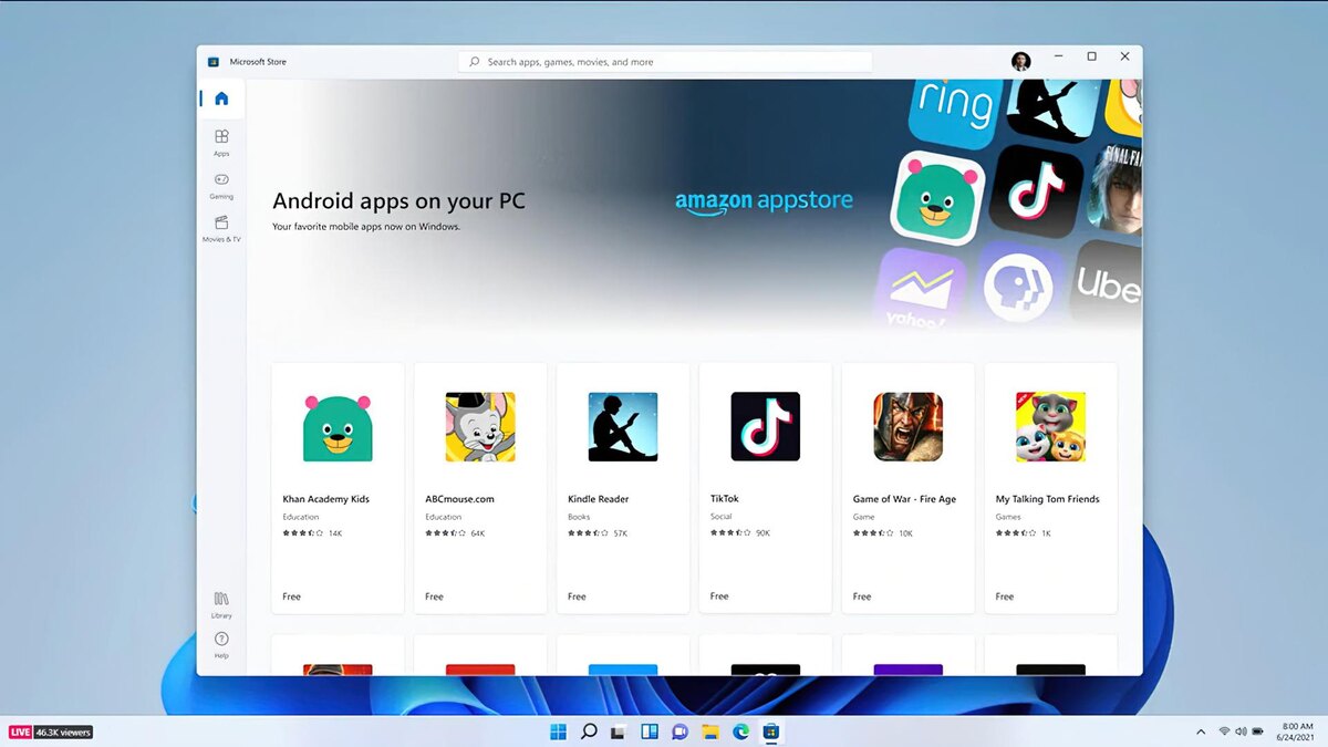 Поддержка Android-приложений в Windows 11 будет, но позже | Droidnews.ru |  Дзен