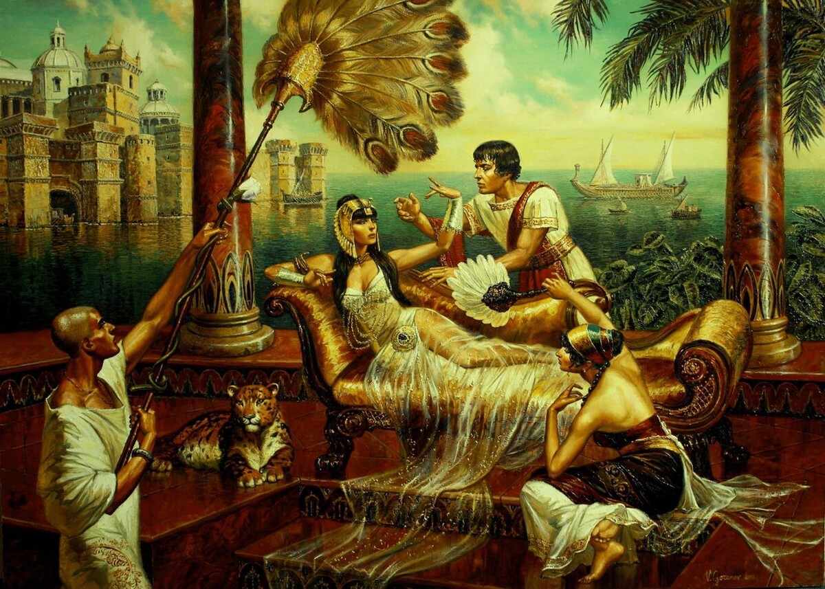 Марк антоний и Клеопатра.