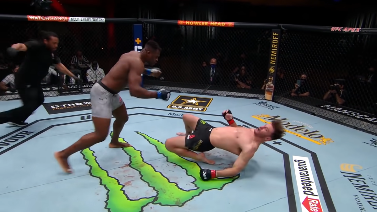 Нганну нокаутирует Миочича