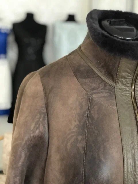 Реконструкция дубленки. Ателье Ирины Берзиной.