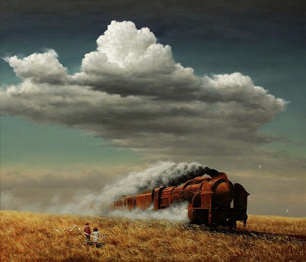 Максимилиан Новак-Земплински (Maksymilian Novak-Zempliński). Без названия. Масло. 85x105cm. 2012