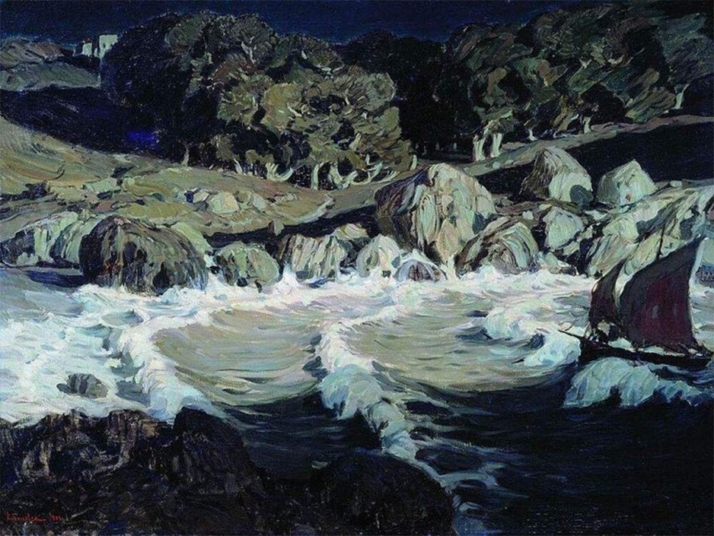 К.Богаевский. Ночь у моря. 1903