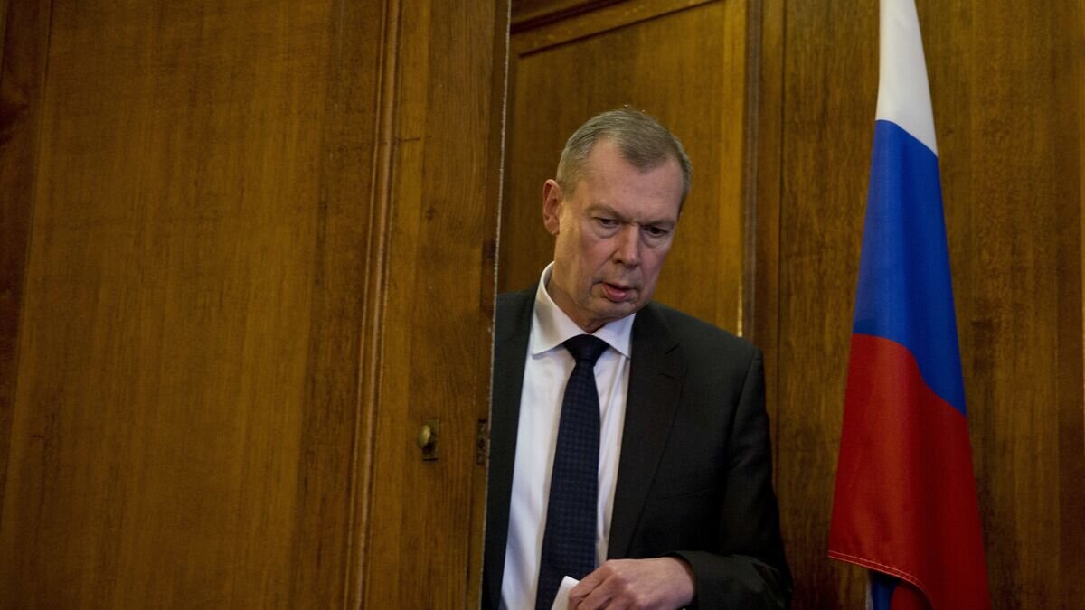    Постоянный представитель России при Организации Объединенных Наций по запрещению химического оружия Александр Шульгин© AP Photo / Peter Dejong