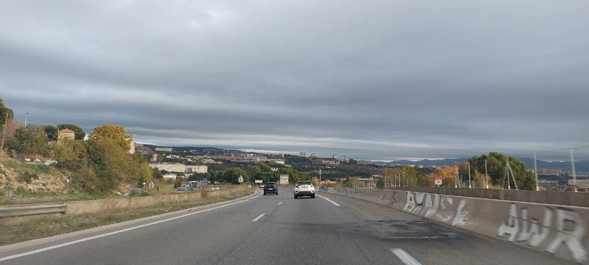 Дороги во Франции, золотая осень