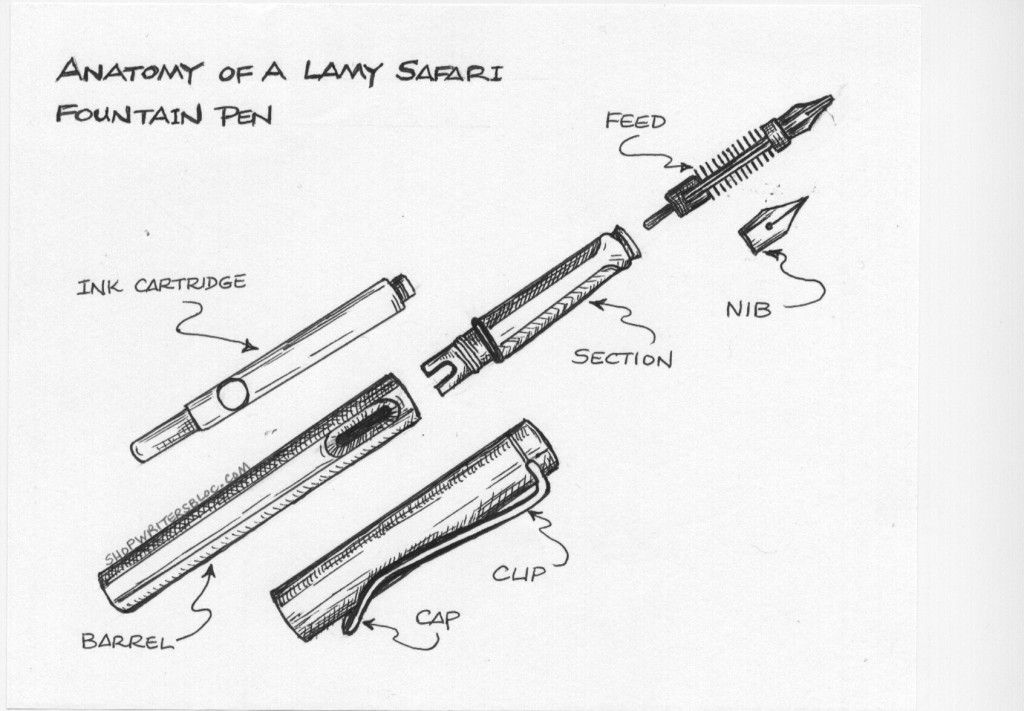 Анатомия перьевой ручки