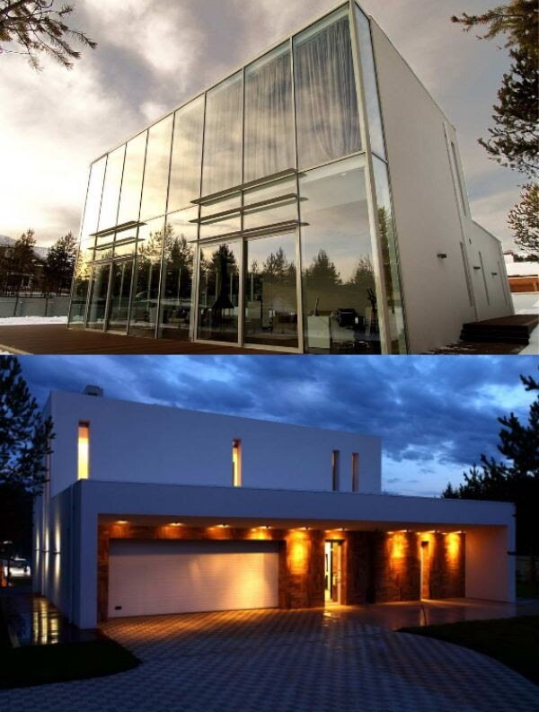 Дом с другого угла и сзади.