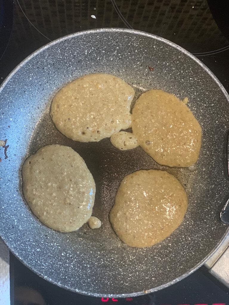 Выпекаю Банановые Оладьи