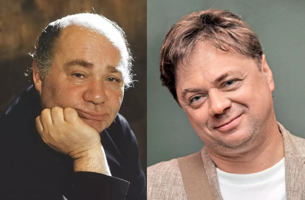 Евгений Леонов и Андрей Леонов