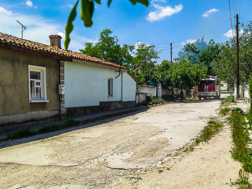 Вчера горела наша улица