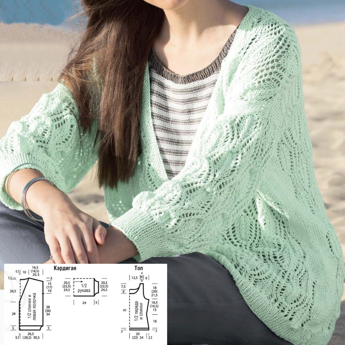Замечательный ажур, замечательный оттенок, замечательный выбор пряжи – 100% хлопок
