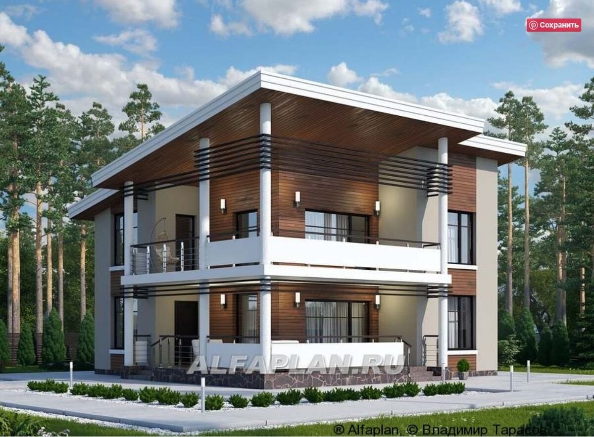 Проект дома 480А "Квантум" © Владимир Тарасов 