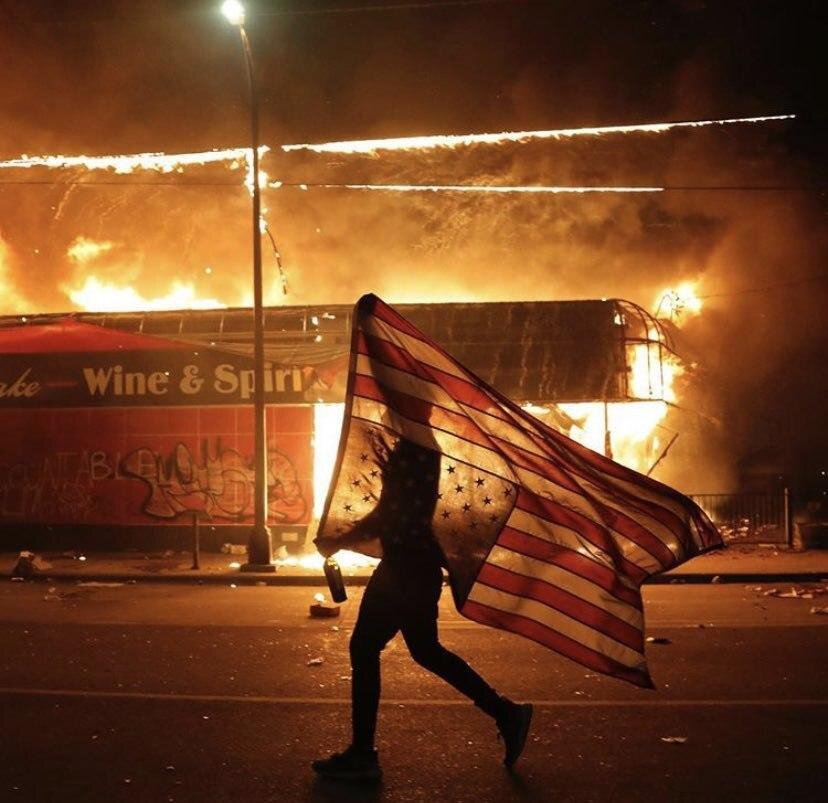 Фото беспорядков