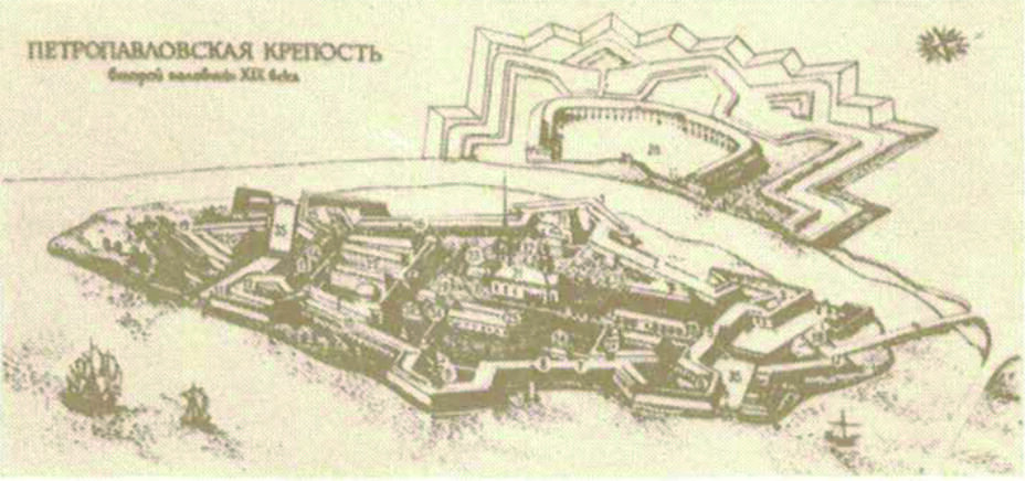 Петропавловская крепость.