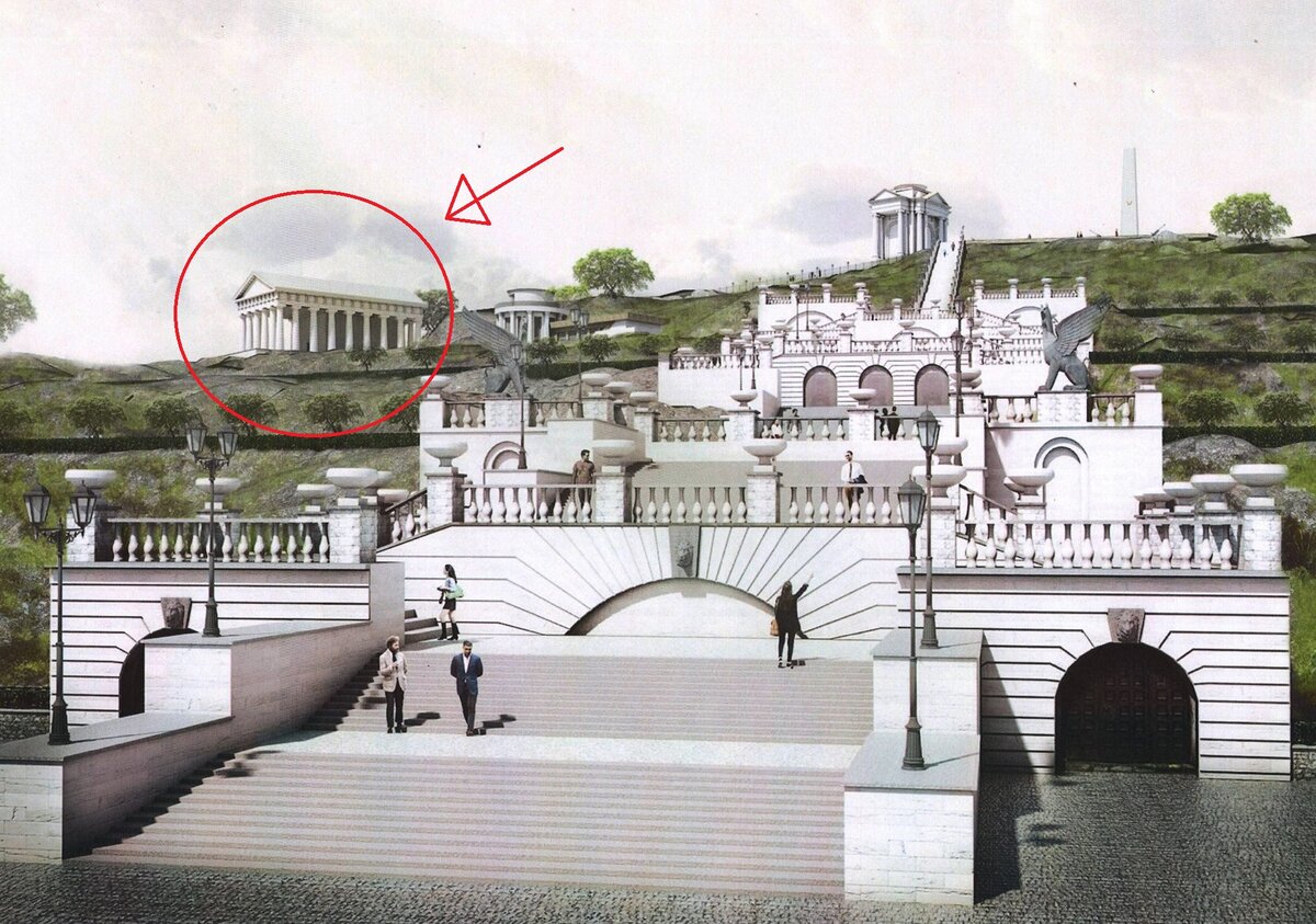 Проект реконструкции Большой митридатской лестницы. Керчь. Фото: kianews24.ru 