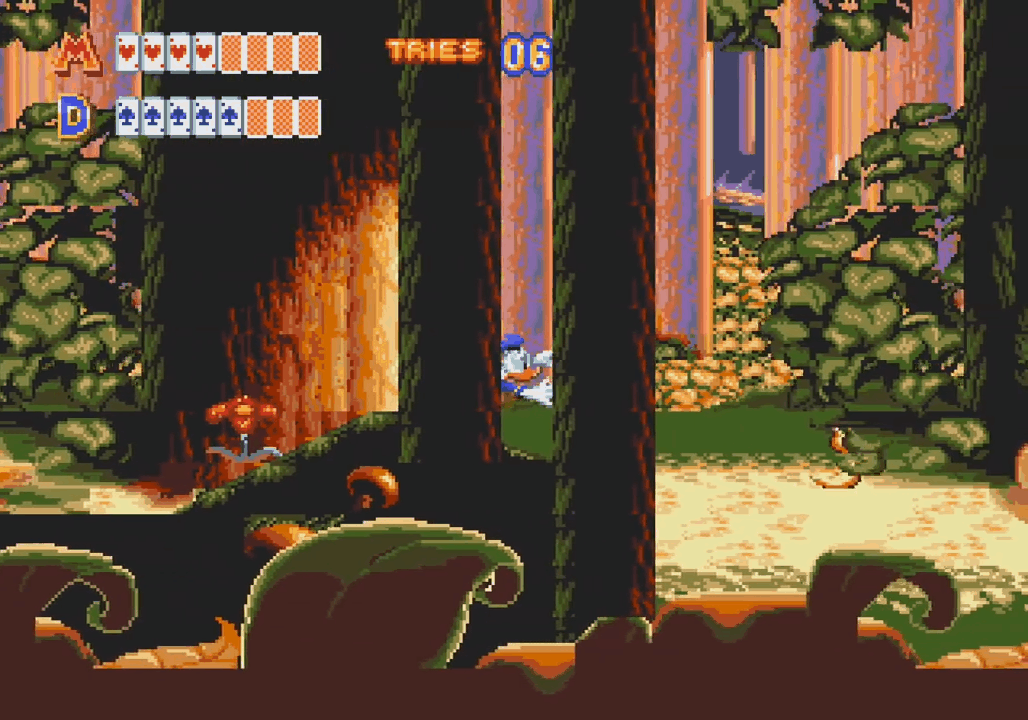 Кадр из игры «World of Illusion Starring Mickey Mouse and Donald Duck» 