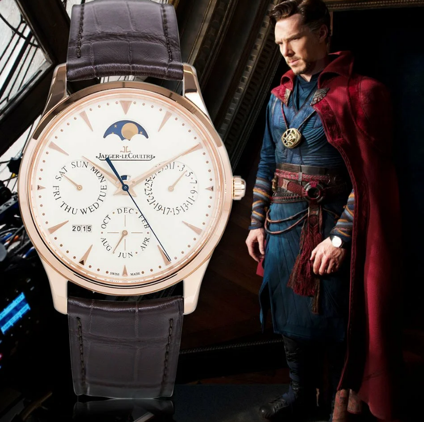 Реклама часов в фильмах. Часы Jaeger-LECOULTRE Стрэндж. Jaeger LECOULTRE доктор Стрэндж. Доктор Стрэндж часы.
