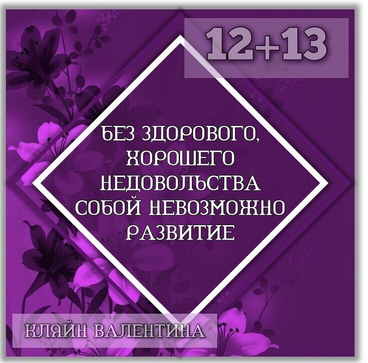 Кляйн Валентина, автор книги «12+13». 