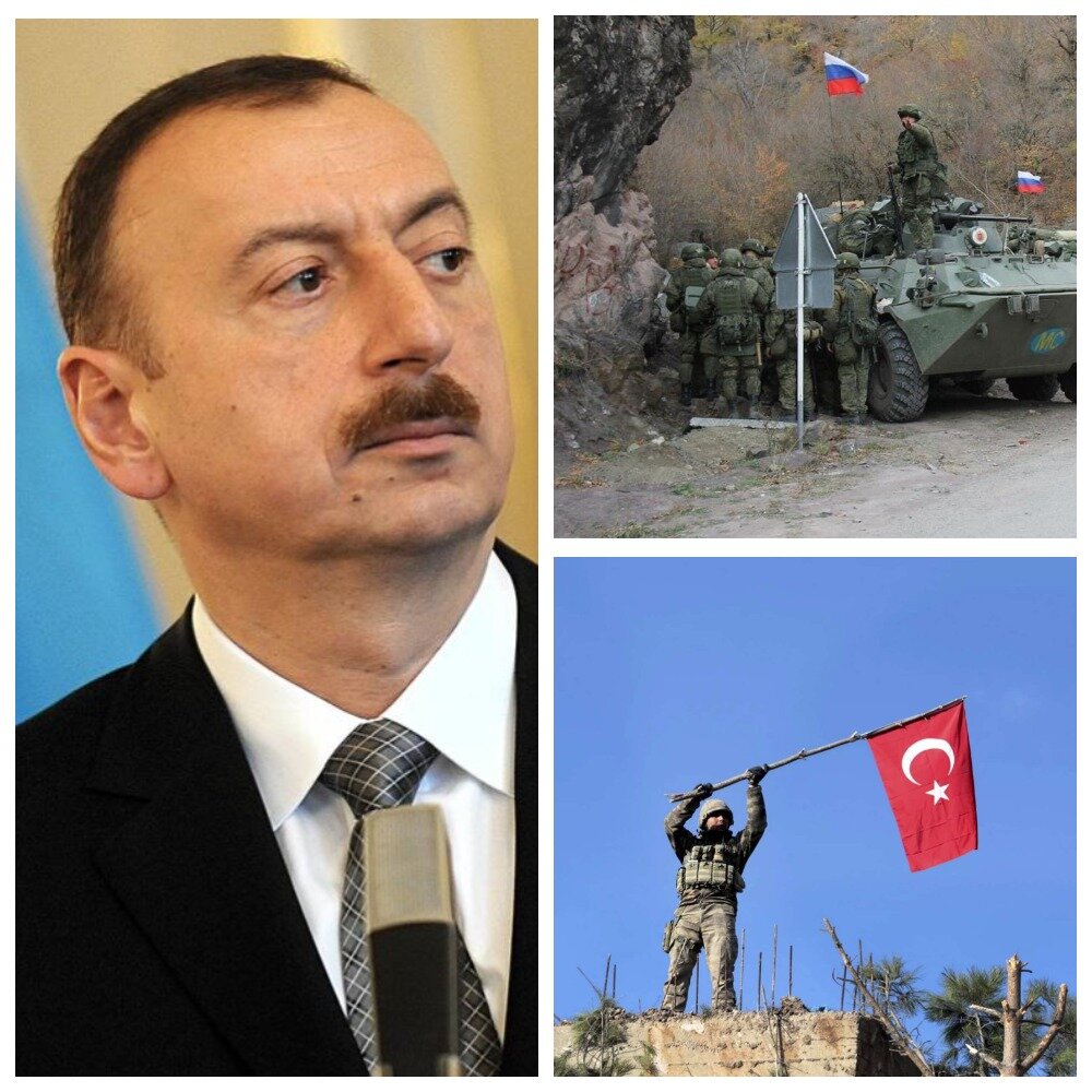 Коллаж автора. Источник https://tass.ru/mezhdunarodnaya-panorama/1936236 https://www.fondsk.ru/news/2020/12/21/nagornyj-karabah-mirotvorcheskaja-missija-rossii-pered-vyzovami-zapada-52522.html 