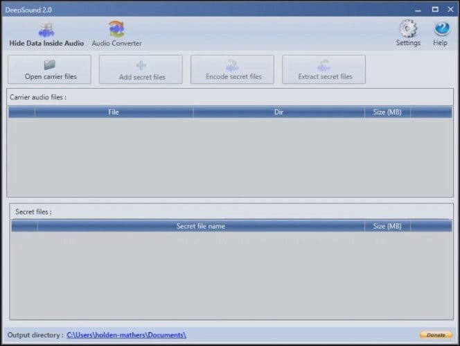 вот так выглядит утилита