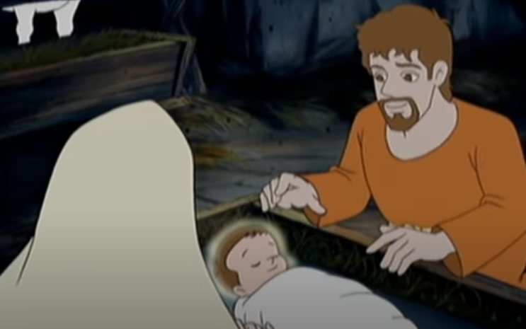 Кадр из мультфильма "Рождество Христово"