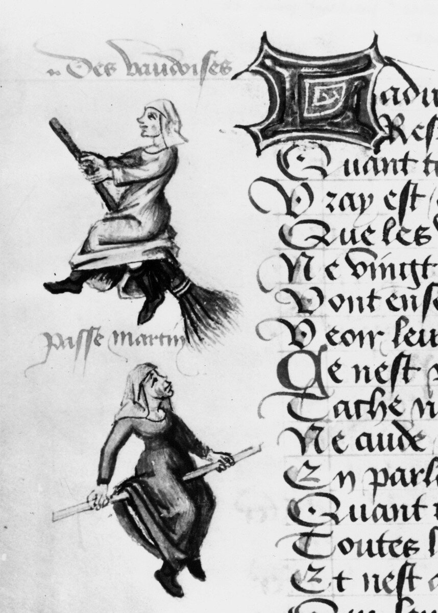 Иллюстрации ведьм на метлах, c. 1440.Фото 12 / Universal Images Group / Getty Images
