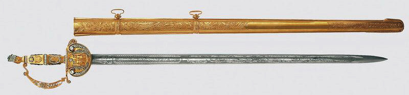 "la espada del Perú" (Перуанский меч). Общий вид