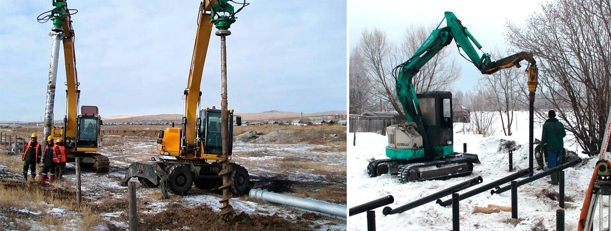 свайно-винтовой фундамент