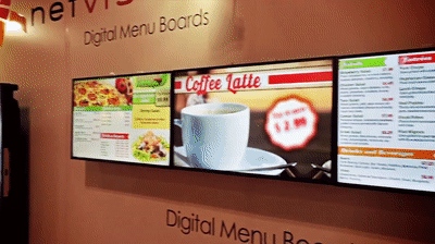 Пример анимированного меню с применением Digital Signage