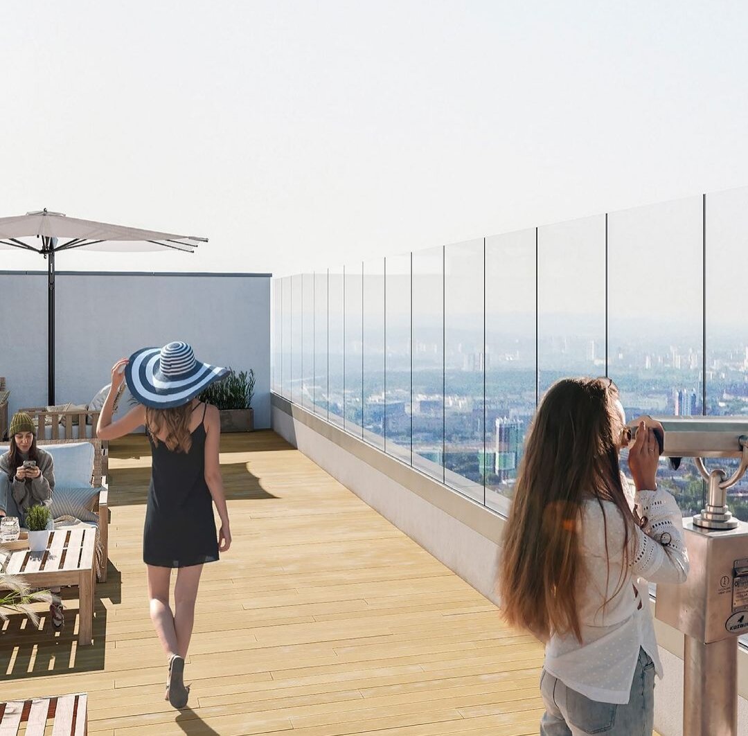 Общая открытая терраса ЖК Дискавери