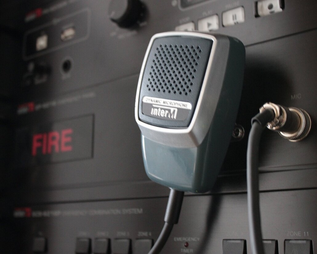 Стойка системы оповещения