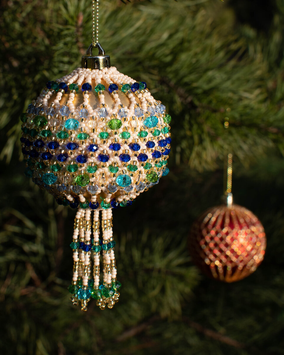 Эти фотографии, своего рода, анонс моих двух статей про новогодние шары.