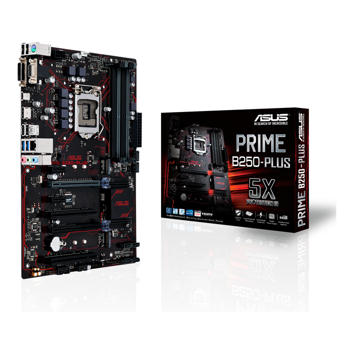  Материнская плата ASUS PRIME B250 PLUS с сетевой картой Realtek 8111