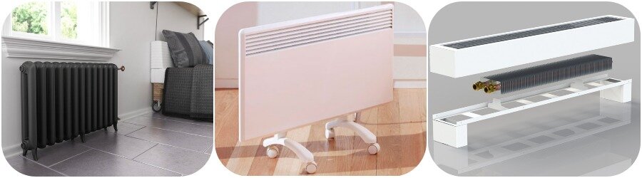 Чугунный конвектор, электрический конвектор, биметаллический конвектор