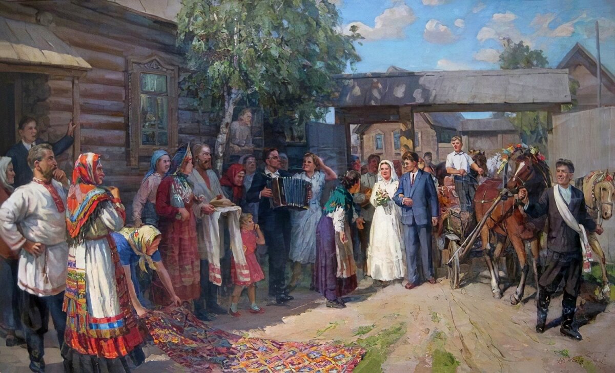 Из письма: «Мой старший брат Олег праздновал свадьбу своего сына Руслана - моего племянника.