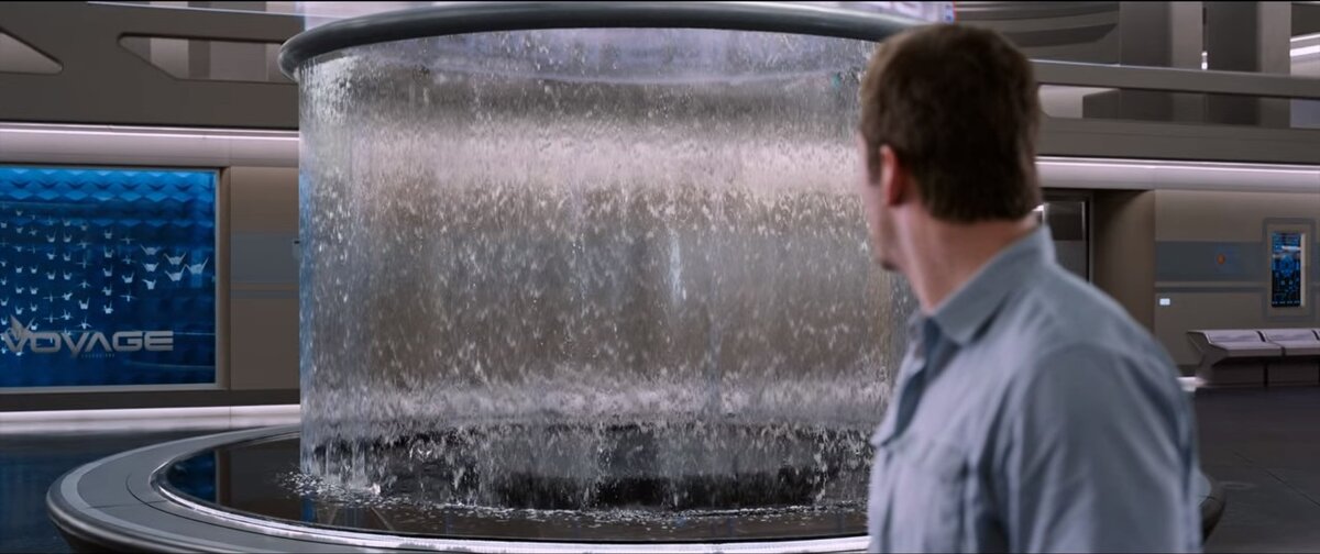 Кадр из фильма "Пассажиры" 2016