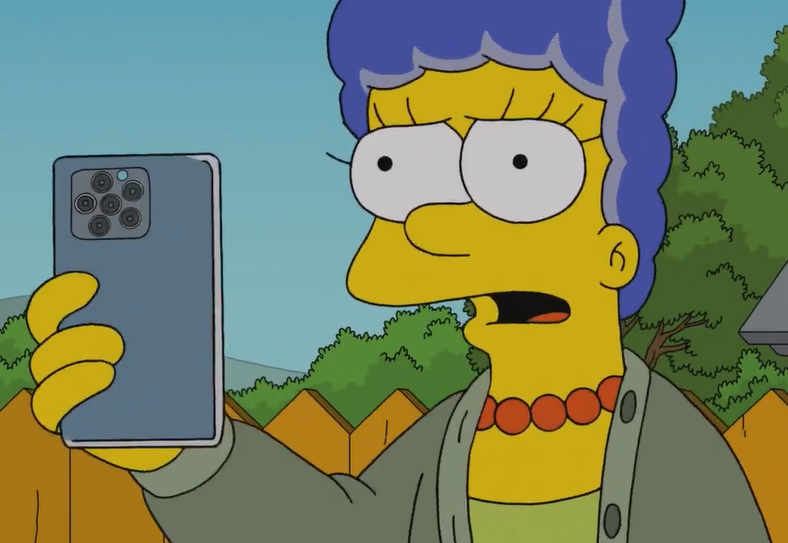 Смартфон в будущем будет выглядеть именно так, по мнению авторов сериала //Симпсоны (The Simpsons), s32e20 © 20th Century Fox Film Corporation 