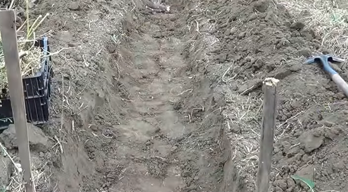 Выкапываем траншею